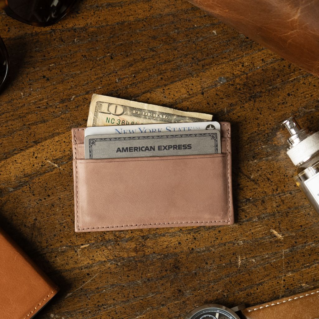 Leather Card Holder | Natural Vachetta - Image 7
