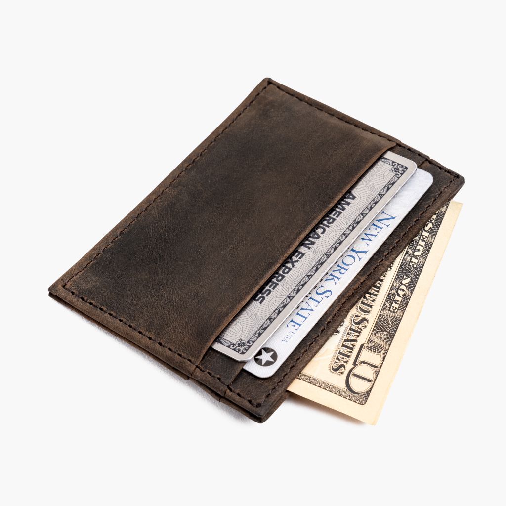 Leather Card Holder | Tobacco - Image 4