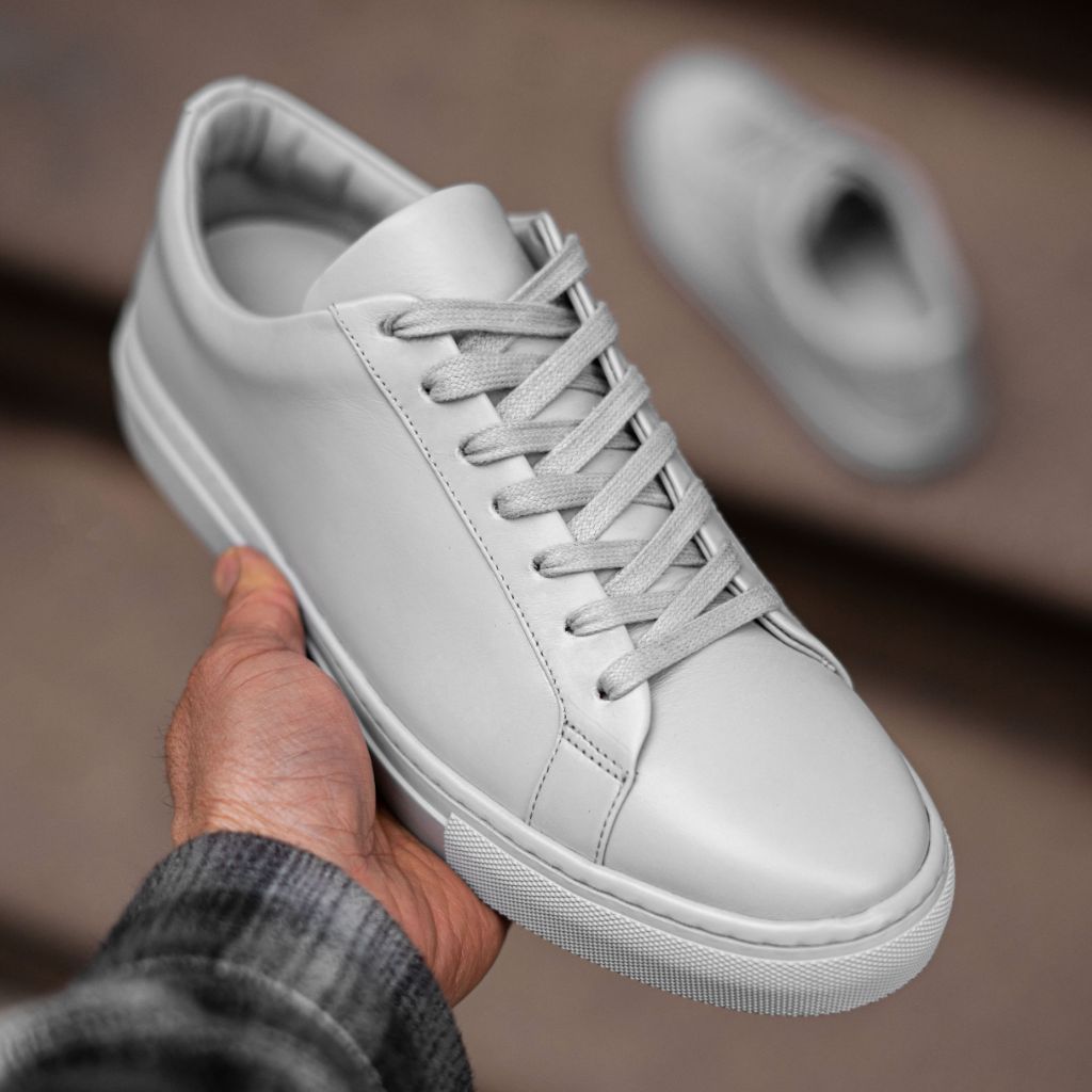 Premier Low Top | Light Grey - Image 8