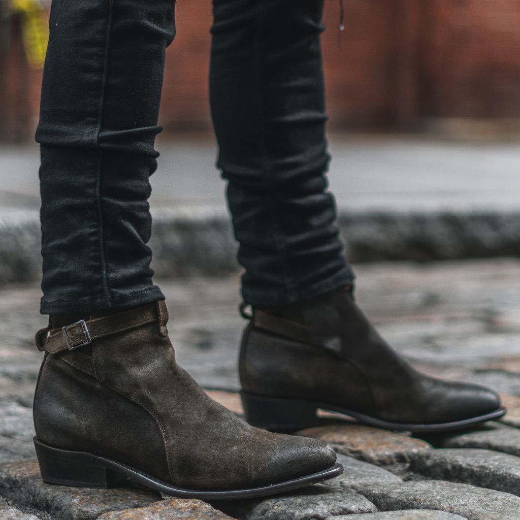 Rogue | Dark Olive Suede - Image 7