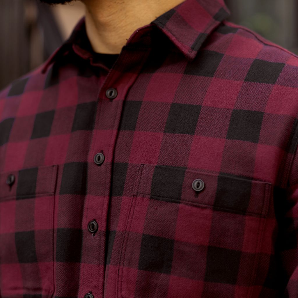 Buffalo Check Shirt | Red - Image 7