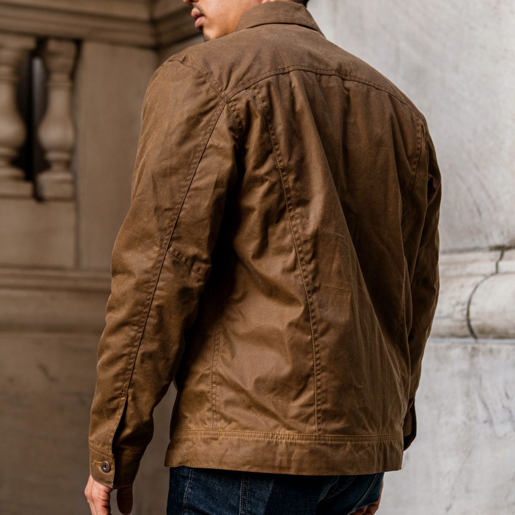 Waxed Canvas Field Jacket | Coyote - Image 2
