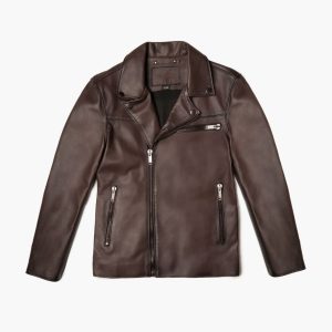 [W] Motorcycle Jacket | Old English