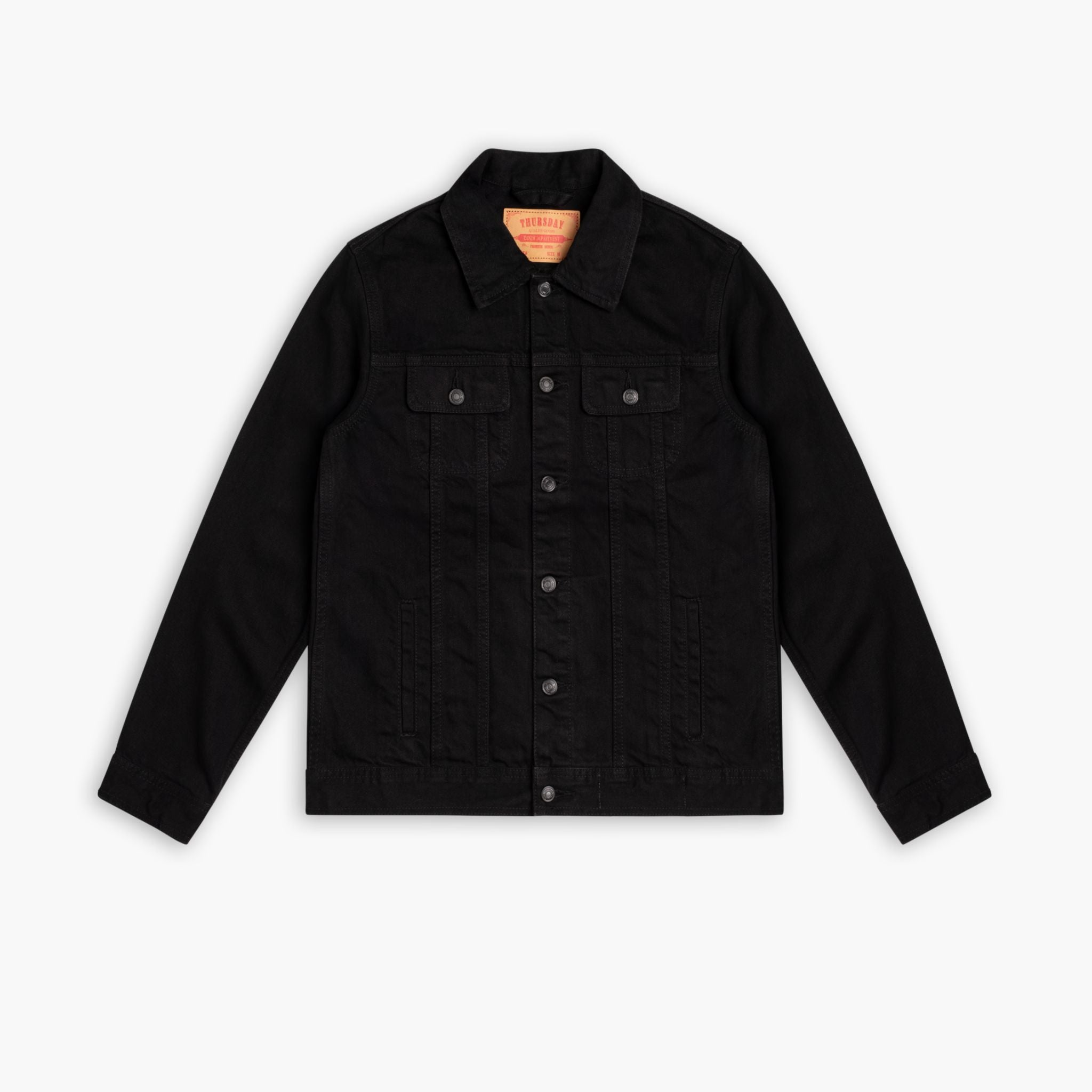 Denim Trucker Jacket | Black - Image 4
