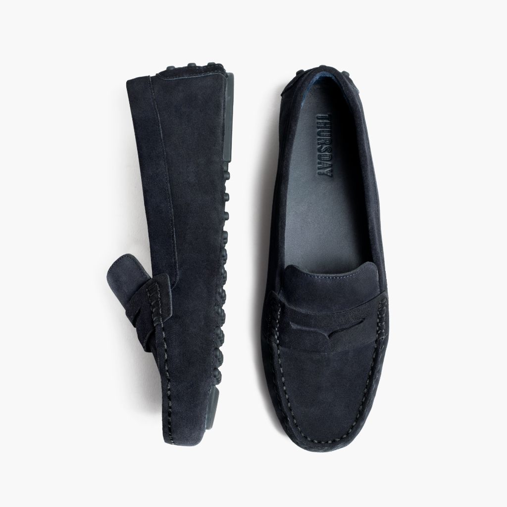 Driving Loafer | Navy Suede - Image 3