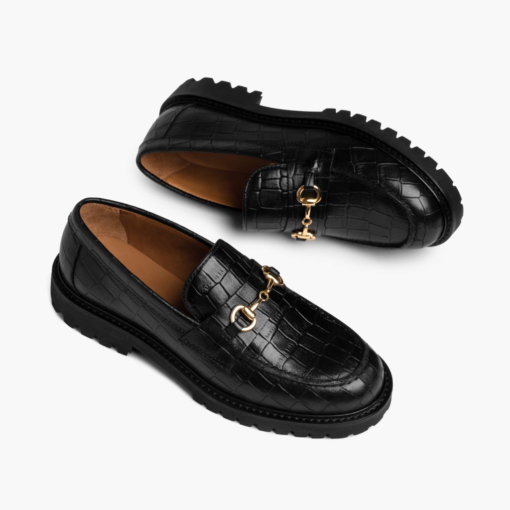 Penny | Black & Gold Croco - Image 4