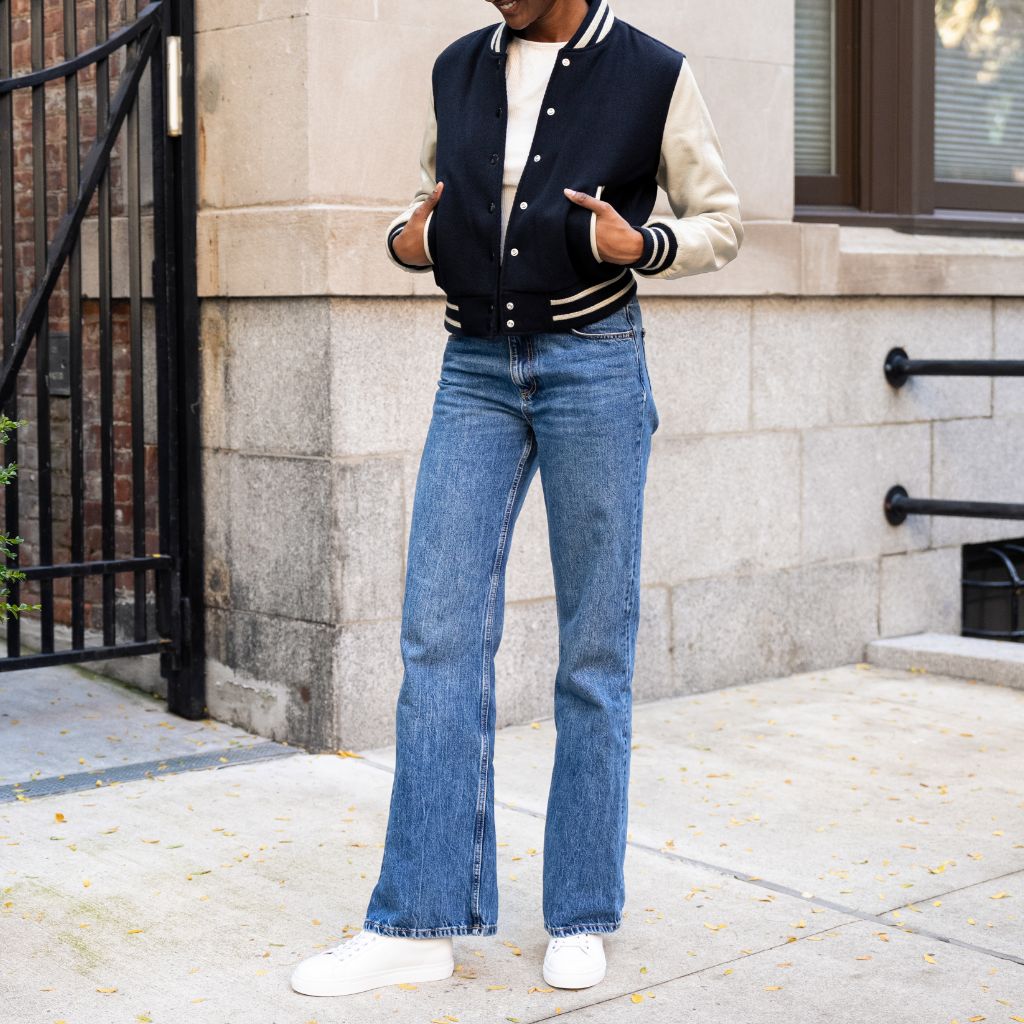 Varsity Jacket | Navy - Image 3