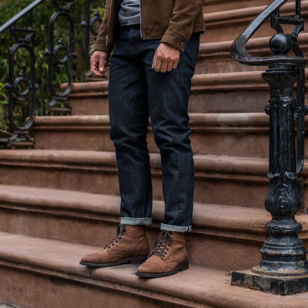 UB Selvedge Slim Tapered Jeans | Indigo (Slim Tapered) - Image 8