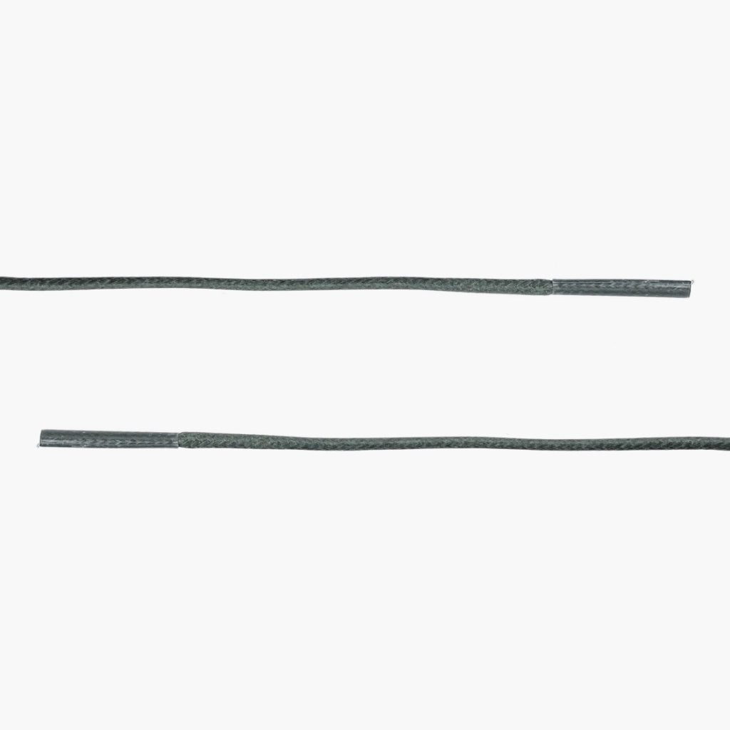 Round Waxed Cotton Laces | Green - Image 2